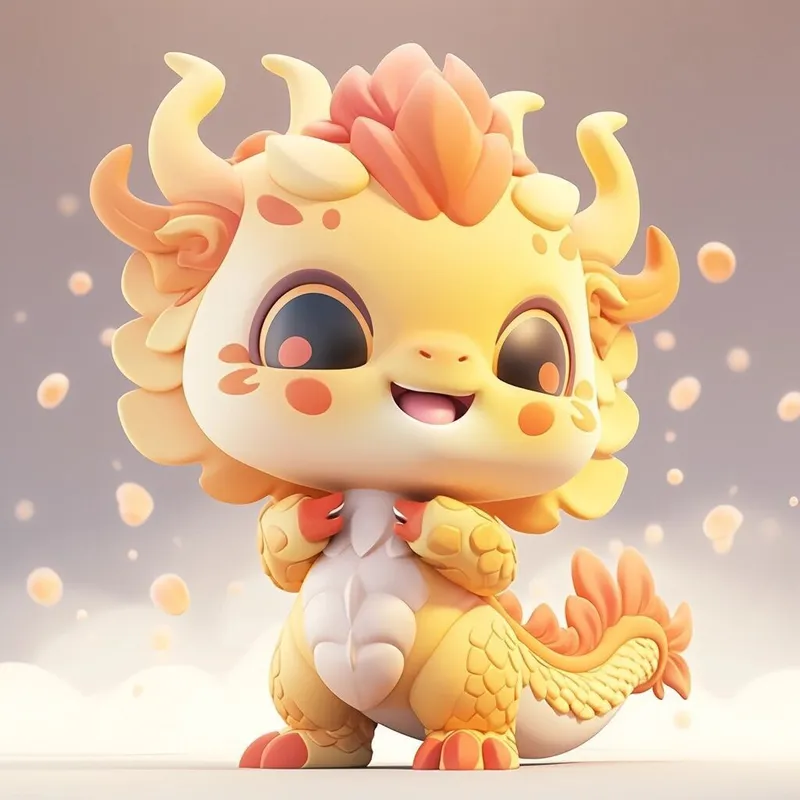 Hình ảnh của Chibi Dragon cực kỳ tức giận.