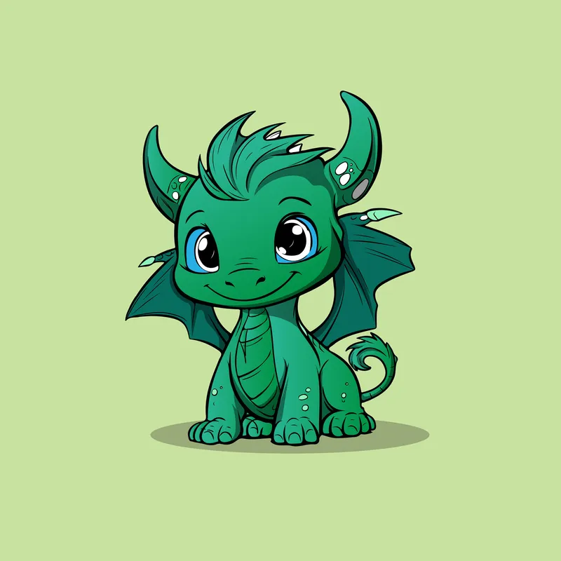 Hình ảnh của Chibi Dragon chào đón mùa xuân với những bông hoa đào rực rỡ.