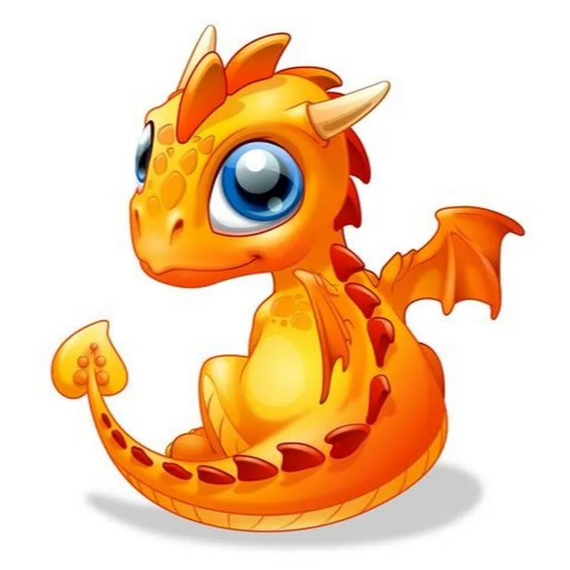 Hình ảnh của Chibi Dragon là món quà hoàn hảo cho những người hâm mộ động vật đáng yêu.