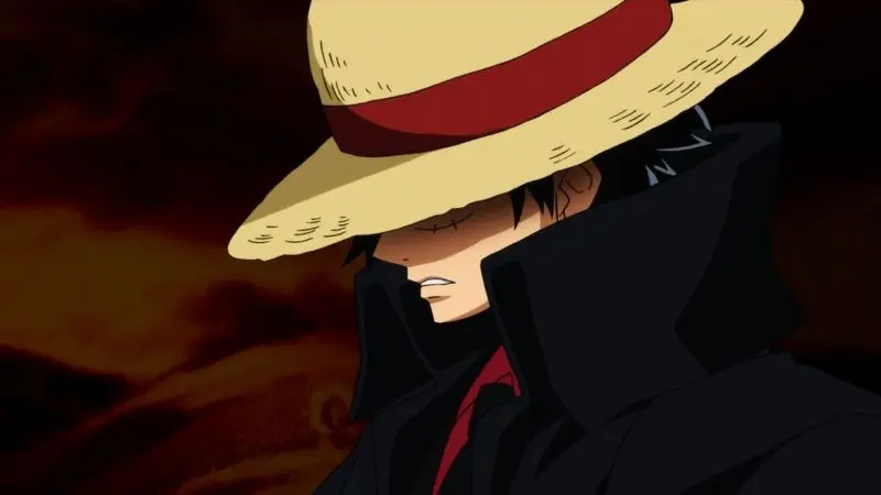 Luffy cô đơn nhưng đầy quyết tâm thông qua các bức ảnh anime.