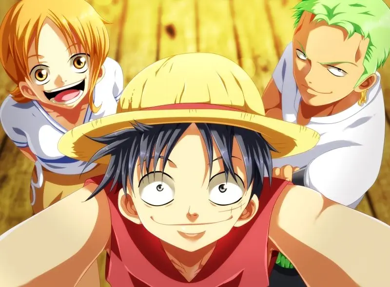 Hình ảnh của Luffy và các đồng đội của anh ấy trên hành trình phiêu lưu.