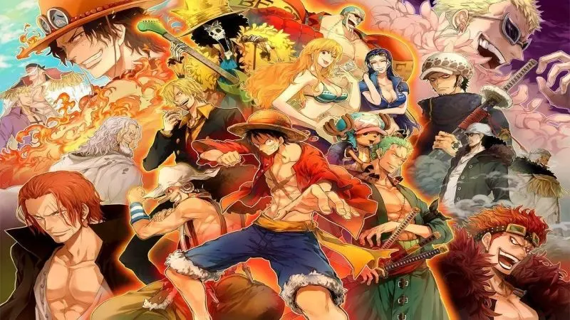 Luffy và đồng đội của anh ấy trong một khoảnh khắc hạnh phúc thông qua các bức ảnh anime.