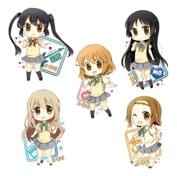 Chibi Anime Image Nhóm 5 Phụ nữ có đôi mắt lấp lánh