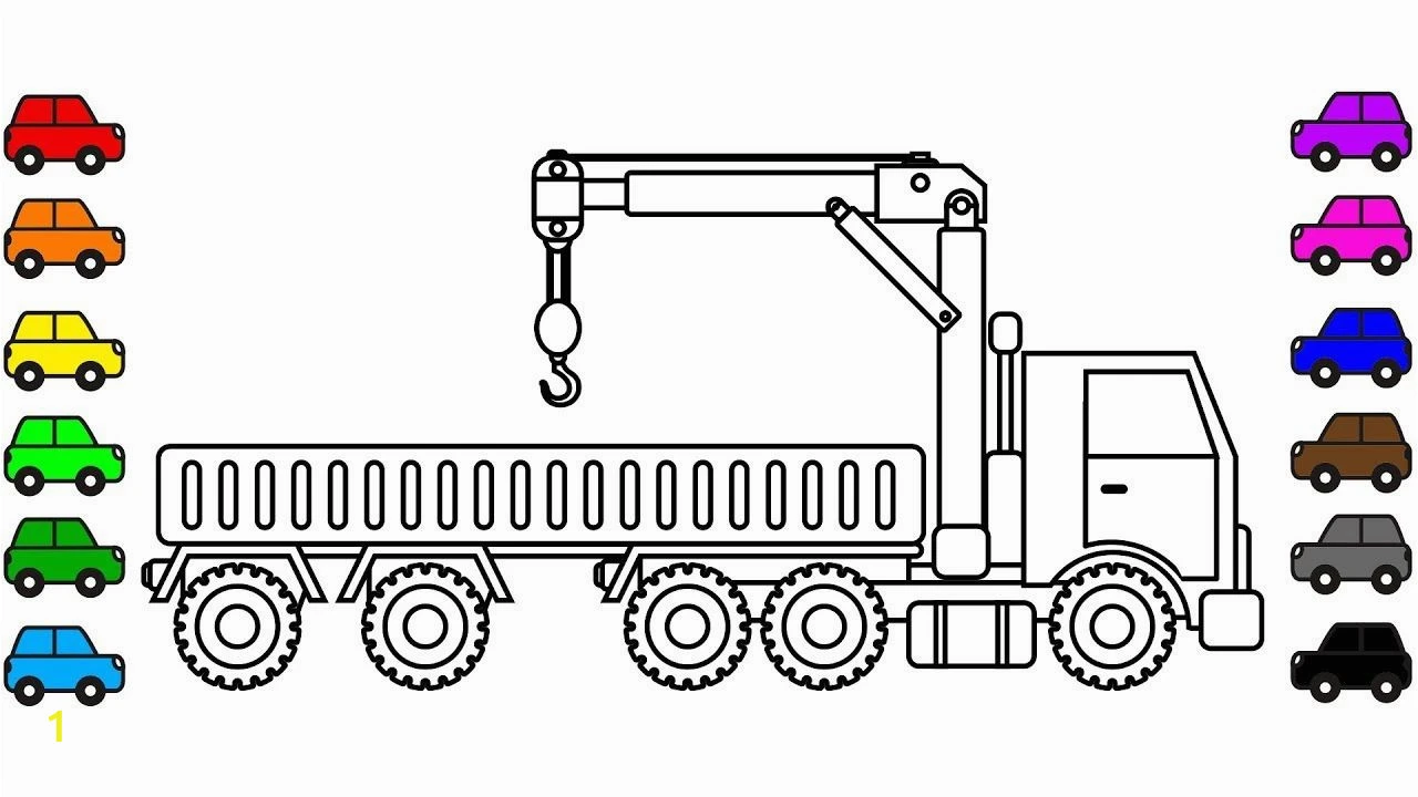 Tranh màu cần cẩu giúp trẻ em yêu thích nhiều phương tiện hơn