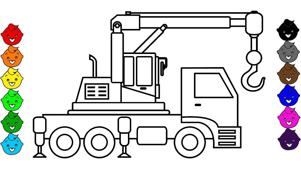 Tranh màu cần cẩu giúp trẻ em sáng tạo hơn