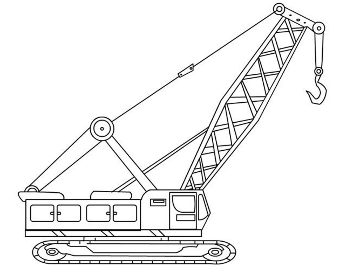 Những bức tranh màu cần cẩu với những bức vẽ dễ thương