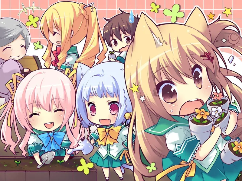 Thêm phần đáng yêu cho màn hình của bạn với hình nền anime chibi dễ thương