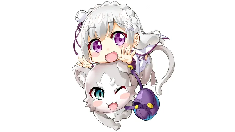 Những hình nền anime chibi dễ thương giúp không gian làm việc thêm sinh động