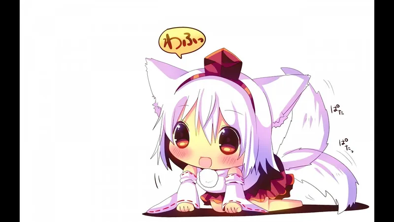 Đắm chìm trong thế giới anime chibi với hình nền cho máy tính dễ thương