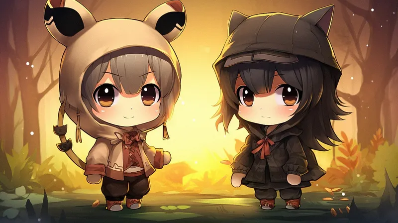 Thích ngay hình nền anime chibi dễ thương cho chiếc điện thoại của bạn