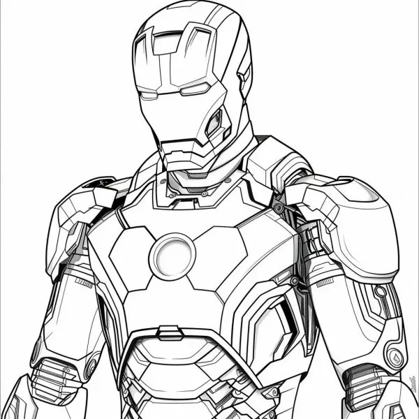 Iron Man tô màu vẽ - nơi em bé thể hiện sự sáng tạo nổi bật.