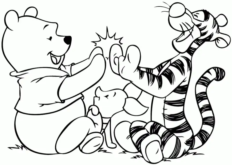 Winnie hình ảnh màu pooh phù hợp cho mọi lứa tuổi