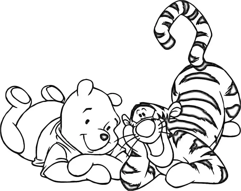 Winnie The Pooh Vẽ dành riêng cho các em bé sáng tạo