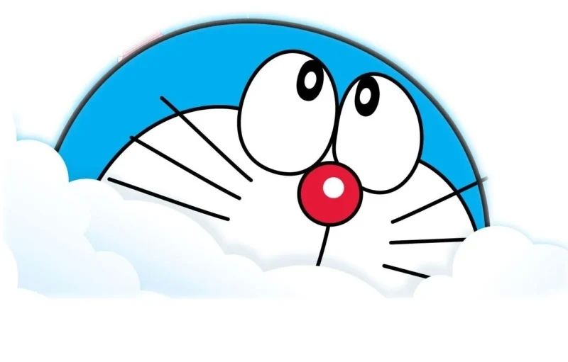 Doraemon dễ thương tạo ra một không gian dễ thương cho máy tính