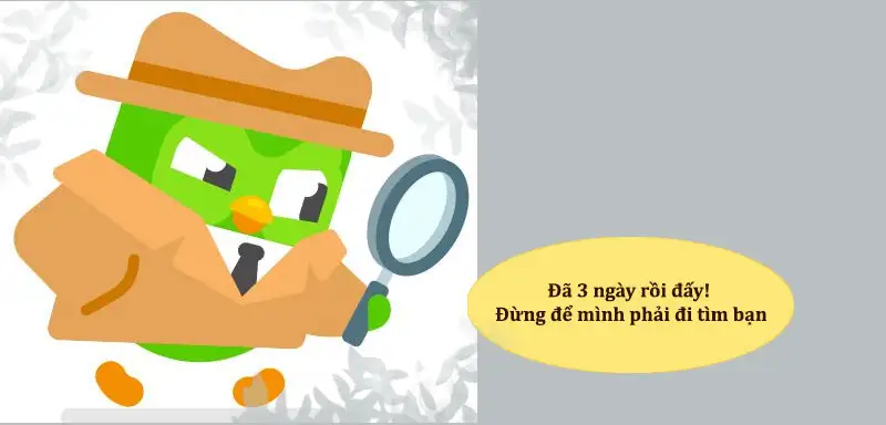 Duolingo meme tìm kiếm vui vẻ