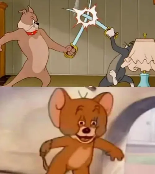 Meme hạnh phúc Tom và Jerry