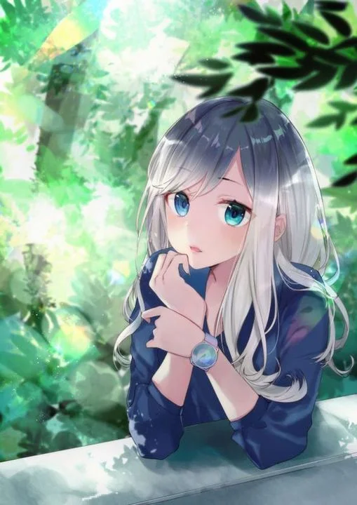 Ảnh của Anime Girl - đầy suy nghĩ và cảm xúc.