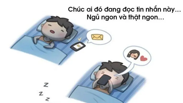 Chúc ngủ ngon Meme cho những người yêu thương dễ thương