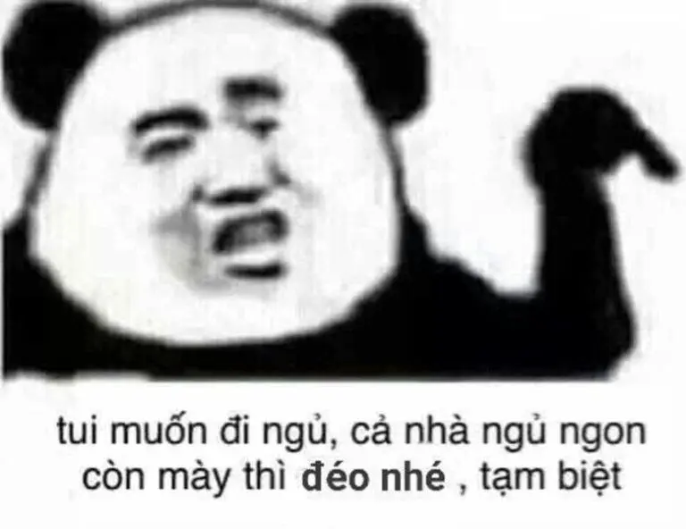 Chúc ngủ ngon Meme là một điều ước hạnh phúc và đáng yêu