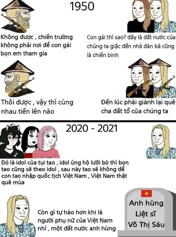 Nhân loại meme với thông điệp kết nối mọi người