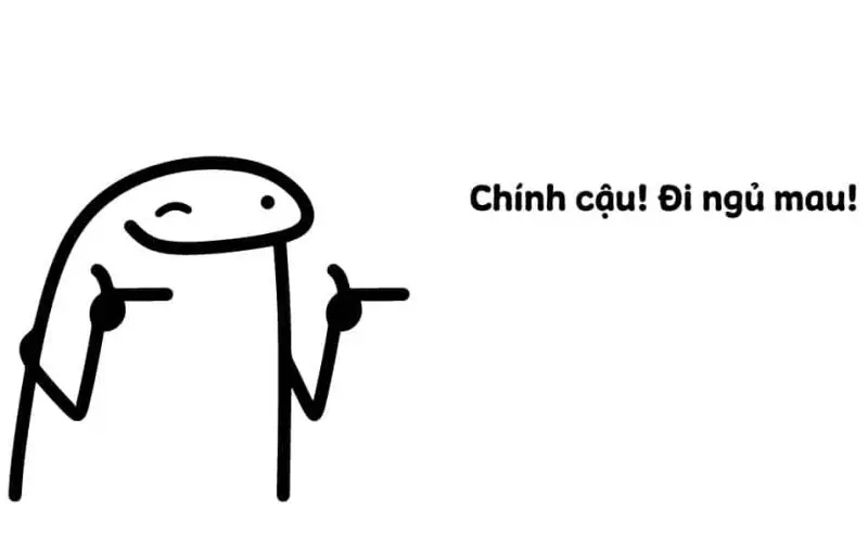 Meme đi ngủ với những biểu cảm hài hước