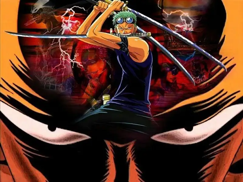 Hình ảnh của Roronoa Zoro trong khoảnh khắc chiến đấu cao điểm