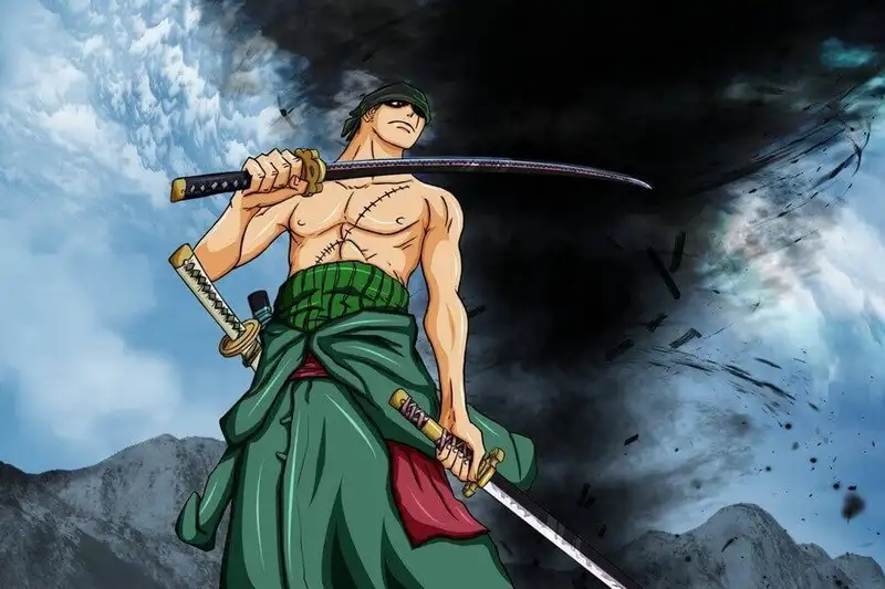 Khám phá hình ảnh của Roronoa Zoro với các vị trí chiến đấu