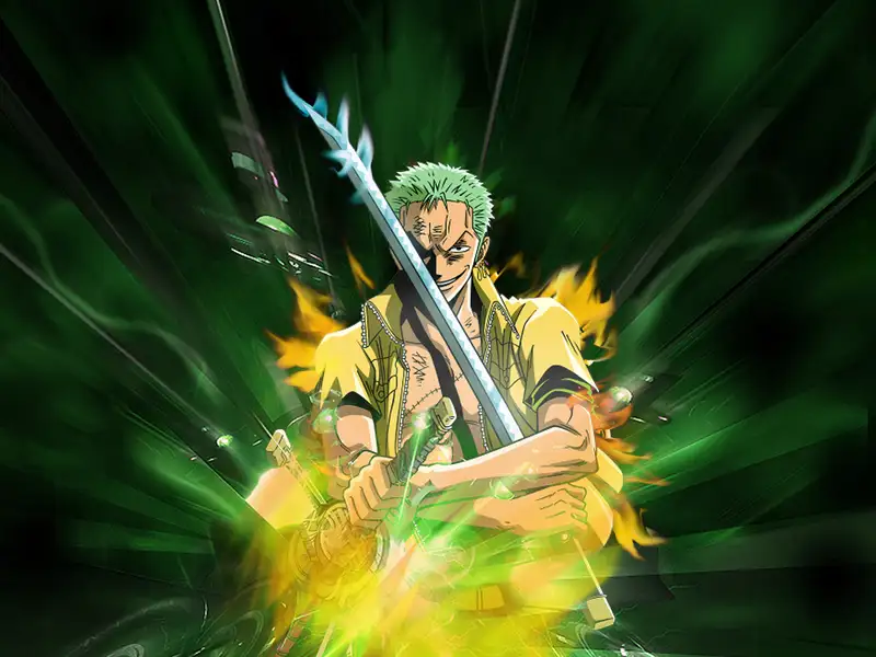 Hình ảnh của Roronoa Zoro Siêu chất lượng từ các trận đấu lớn