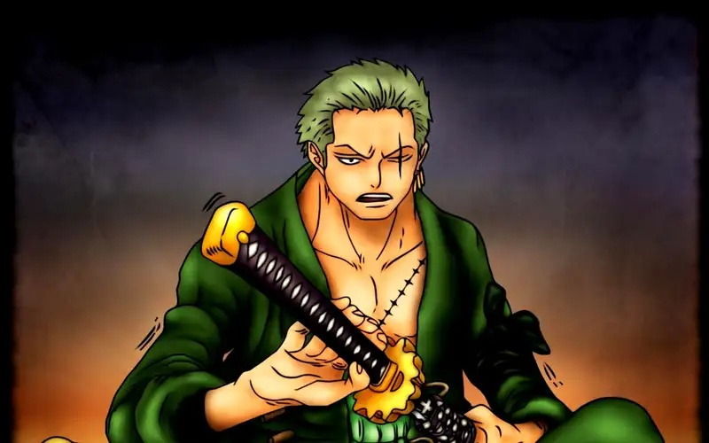 Xem hình ảnh của Roronoa Zoro với các biểu thức đa dạng