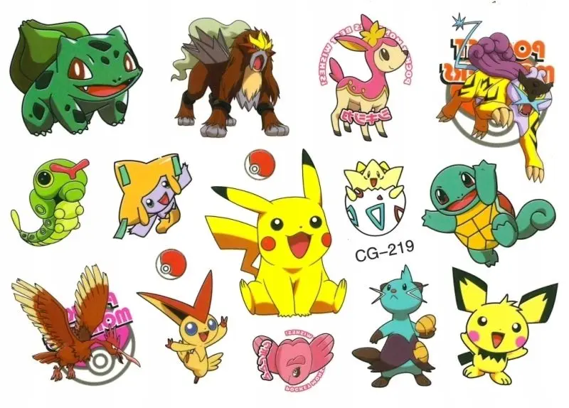 Chibi Pokemon bức ảnh dễ thương trong không gian hoạt hình