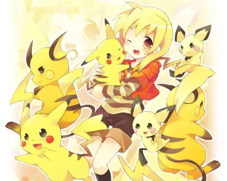 Chibi pokemon bức ảnh dễ thương trong trang phục dễ thương