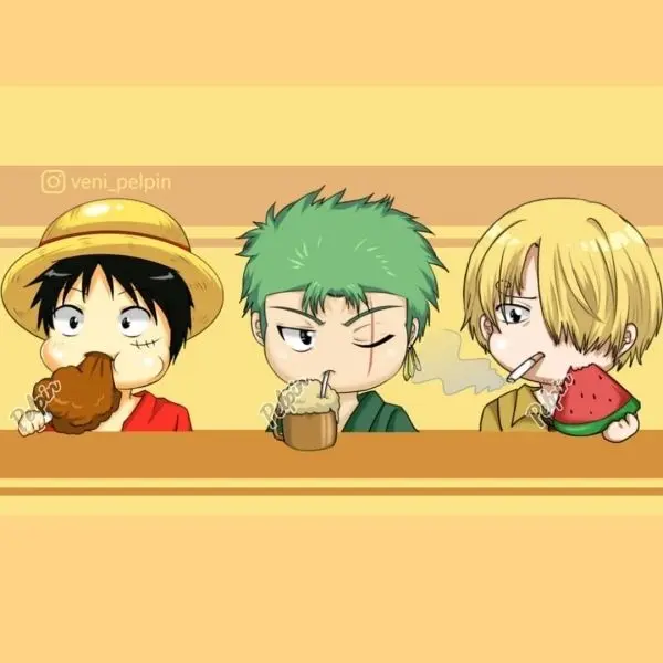 Ảnh của Zoro Chibi tuyệt nhất với phong cách lạnh