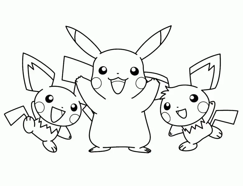 Bộ sưu tập màu Pokemon dễ thương giúp trẻ phát triển suy nghĩ.