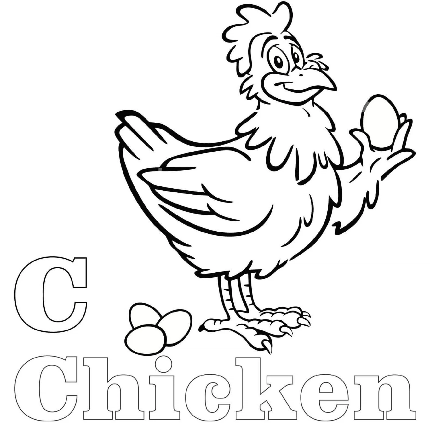 Download the free chicken painting set, your baby will not be able to leave your hands!