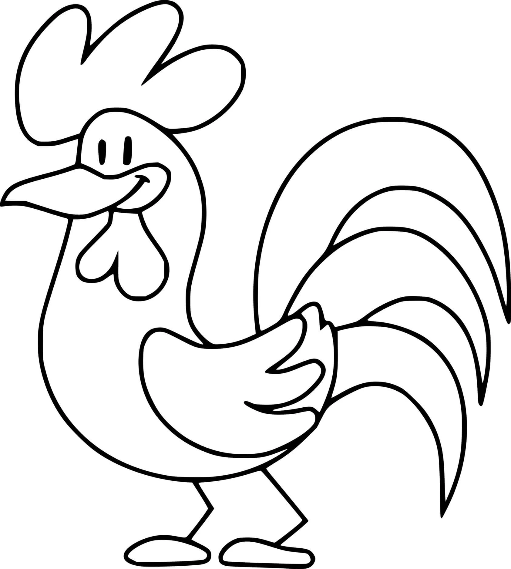 Babies will be excited about the creative and unique chicken coloring paintings.