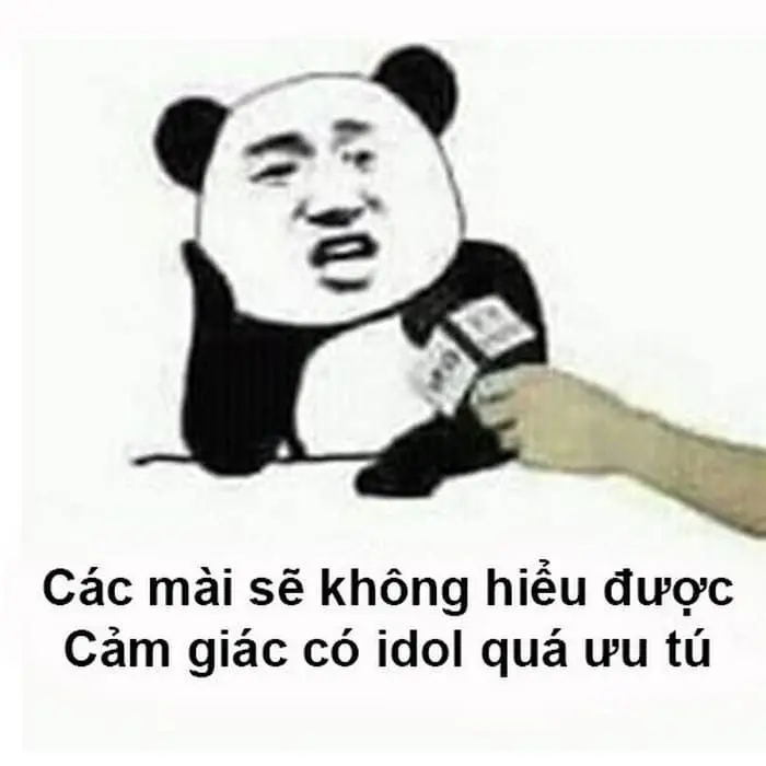 Meme không hiểu và biểu hiện là ngạc nhiên