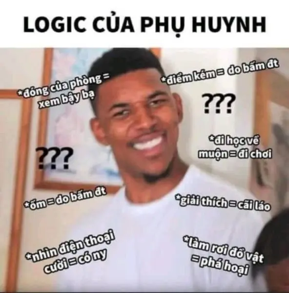 Meme không hiểu trong khoảnh khắc không biết phải nói gì